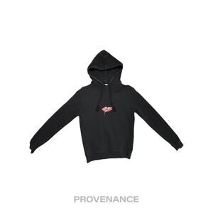 🔴 Saint Laurent Paris SLP Logo Hoodie Slow Kissing Black S